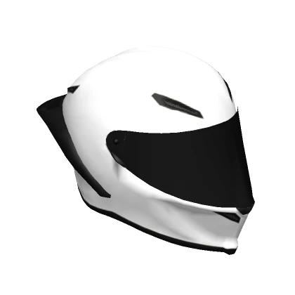 White Motorcycle Helmet