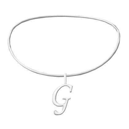꒰3.0꒱ MG initial necklace: G