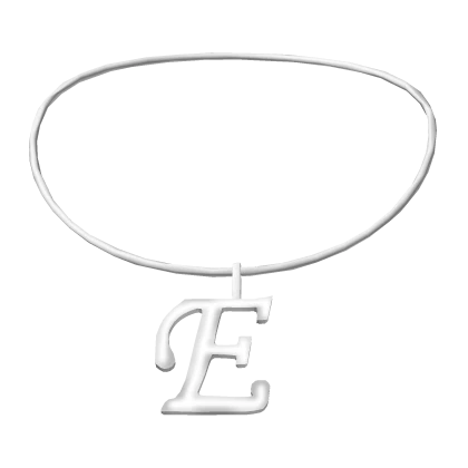 ꒰3.0꒱ MG initial necklace: E