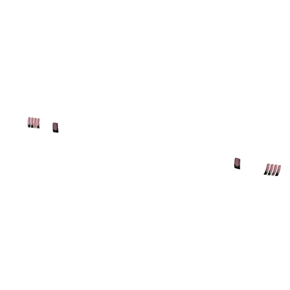 Square Heart French Tip In Black