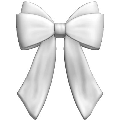 White Hair Bow