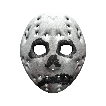 Raised Haunted Hockey Mask