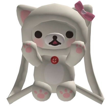 Cute Pink Kawaii Bear Backpack 3.0