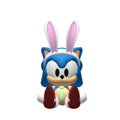 Easter Sonic Shoulder Plushie