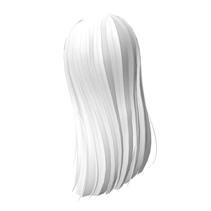 ୨୧: kawaii white long windy hair 