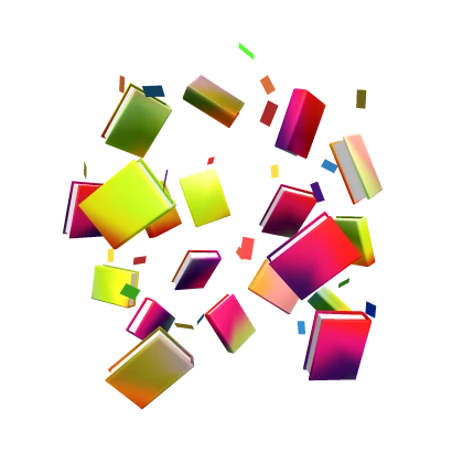 Rainbow Book Confetti