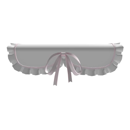 ୨୧:  pink white ruffle collar with bow 1.0