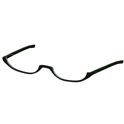 Y2K Transparent Glass Frames in Green (Silver)