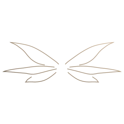 fairy wings glow beige
