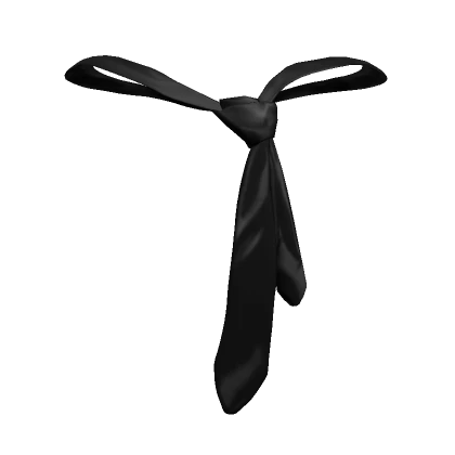 Messy Loose Neck Tie 1.0 -- Black