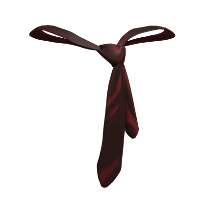 Messy Loose Neck Tie 1.0 -- Red