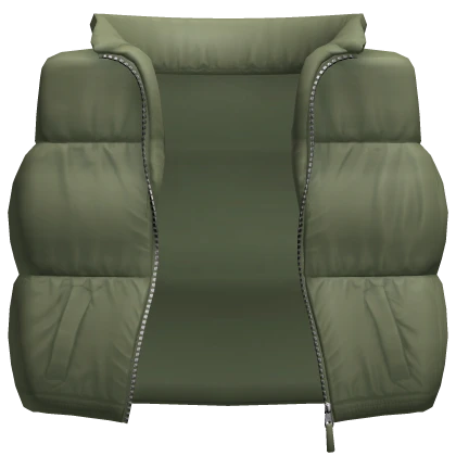 Puffer Vest Green Sage
