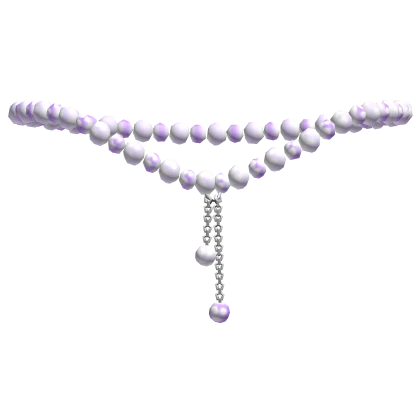 Kawaii Pearl Dangly Necklace (1.0)