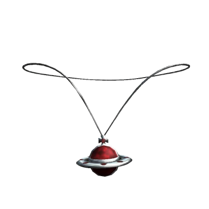 RED Saturn Necklace 1.0