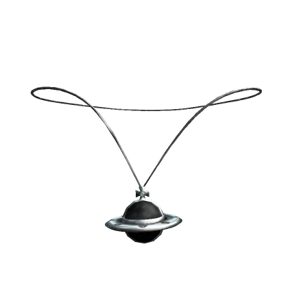 Black saturn necklace 1.0