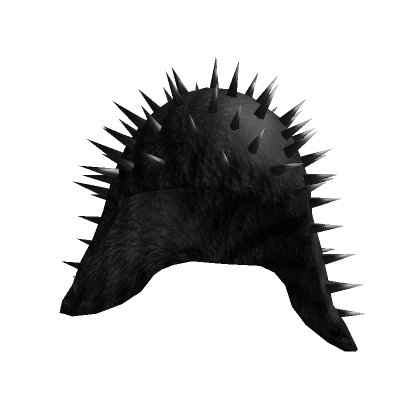 black ugly spiked hat