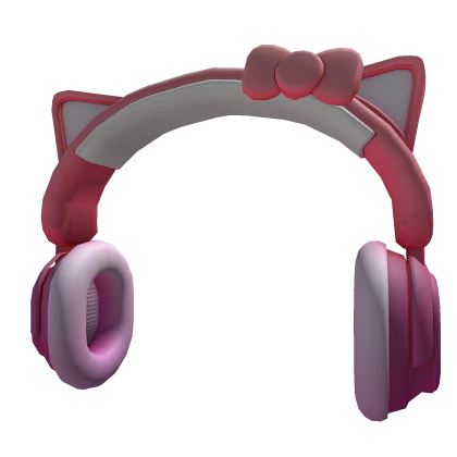 Pink Kitty Headphones