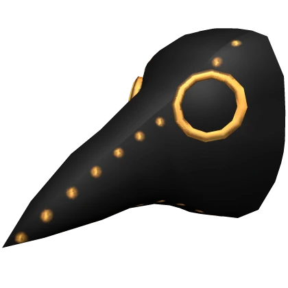 Cartoony Plague Doctor (Gold Black)