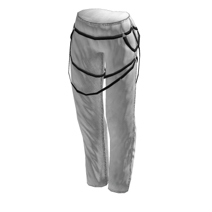 Stylized Pants White