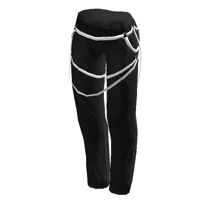 Stylized Pants Black