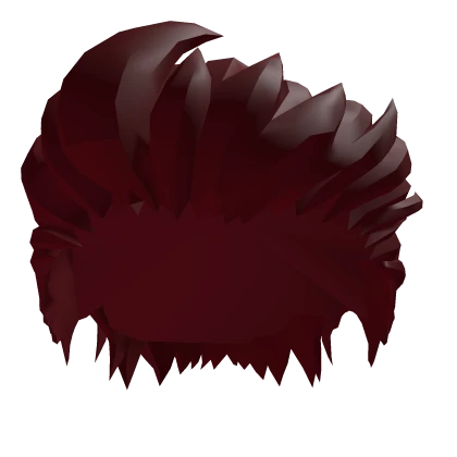 Red Back Slick Anime Hair