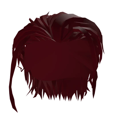 Red Back Slick Anime Hair