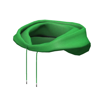 green hoodie