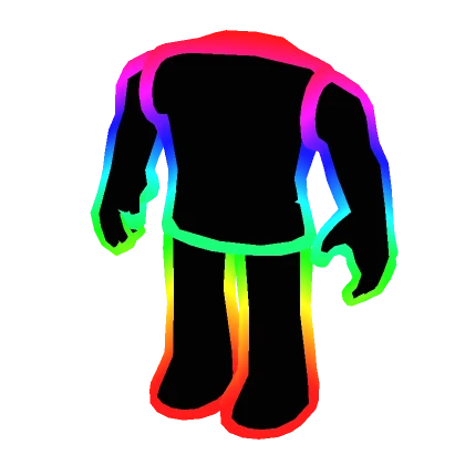 Rainbow Outline Avatar Aura