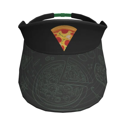 Green Orange Pizza RP Job Visor Hat