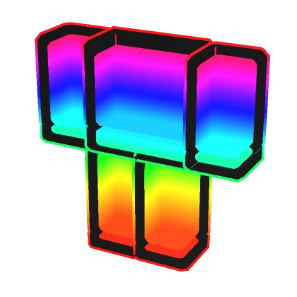 (1.0) Rainbow Double Outline Avatar Aura