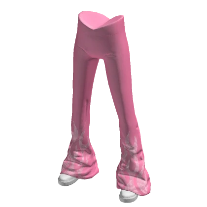 Highwaist Flare Legging Yoga pants with gems Pink