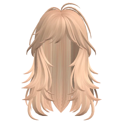 Wavy long hair blonde