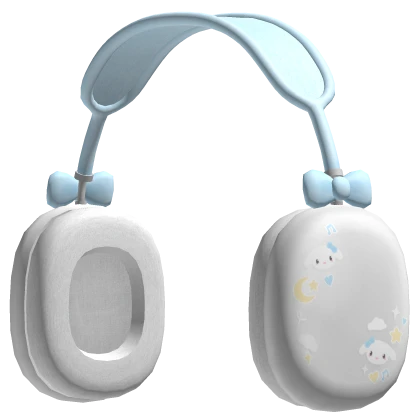 Kawaii Blue Dog Headphones