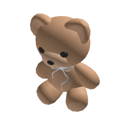 ɞ | kawaii grizzly bow bear (holdable)