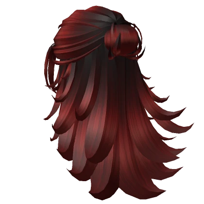 Anime Sorcerer Geto Hair in Red