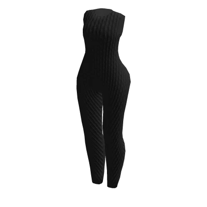 Black Slim Body Suit