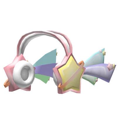 Pastel Shooting Star Headphones