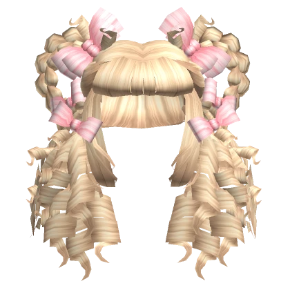 Dolly's Lusheous Braided Curls (Pink & Blonde)