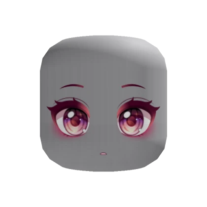 Pink Purple Anime Sparky Surprised Starry Eyes