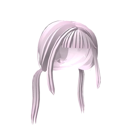 ♡ pink low hime style pigtails