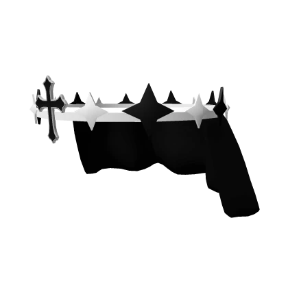 Cross veil black