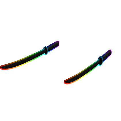 Holdable Dual Rainbow Katana 