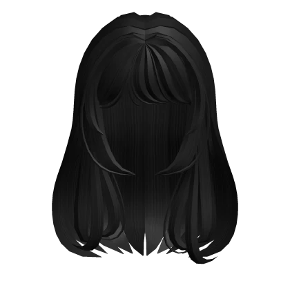 ꒰♡꒱ black sleepy dolly hair