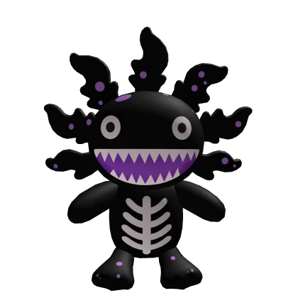 Spooky Axolotl Shoulder Pal