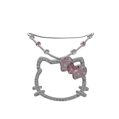 Y2K Kitty Necklace in Pink / 3.0