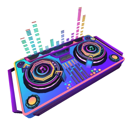 EDM Mixer Cyber DJ (Holographic Equalizer)