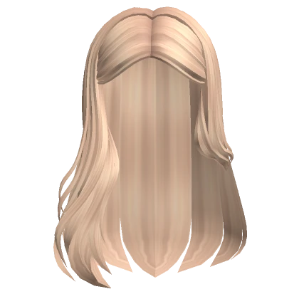 Tucked Long Flowy Hair (Blonde)