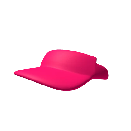 Pink Large Plain Visor