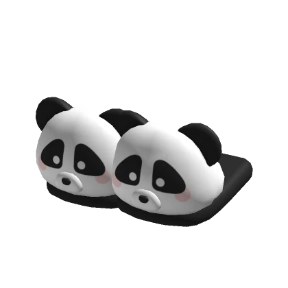 ♡ panda slippers