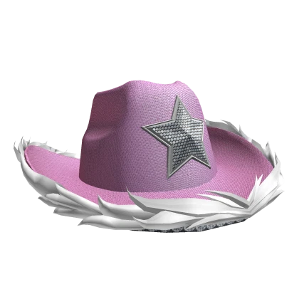 Pink Y2K Sparkly Cowboy Hat